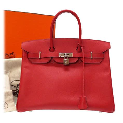 borsa birkin hermes originale rossa|hermes birkin bag.